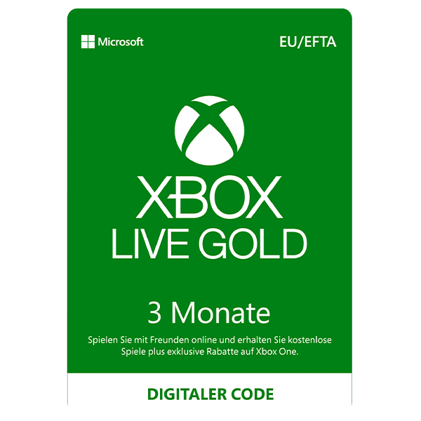 Xbox Live Gold 3 Monate