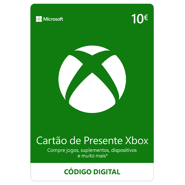 Cartão de Presente Xbox 10€