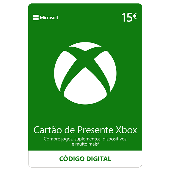 Cartão de Presente Xbox 15€