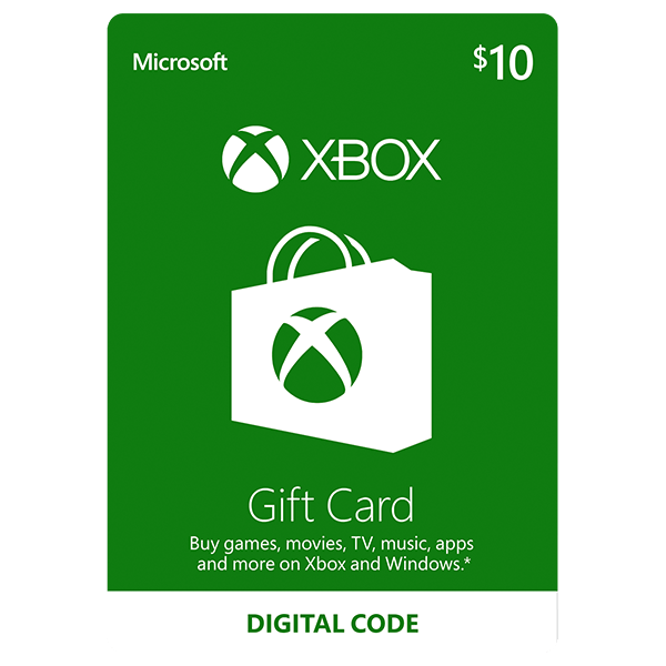 Microsoft XBOX Gift Card $10