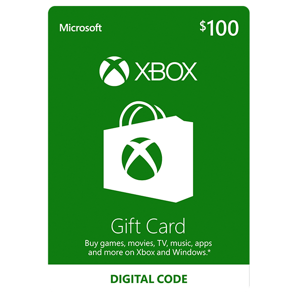 Microsoft XBOX Gift Card $100